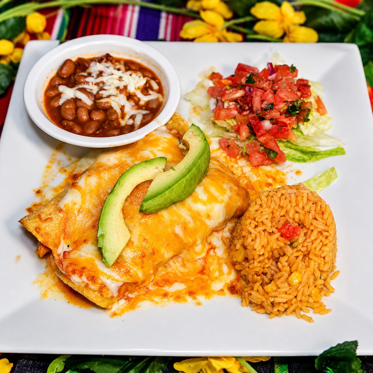 Enchiladas de res