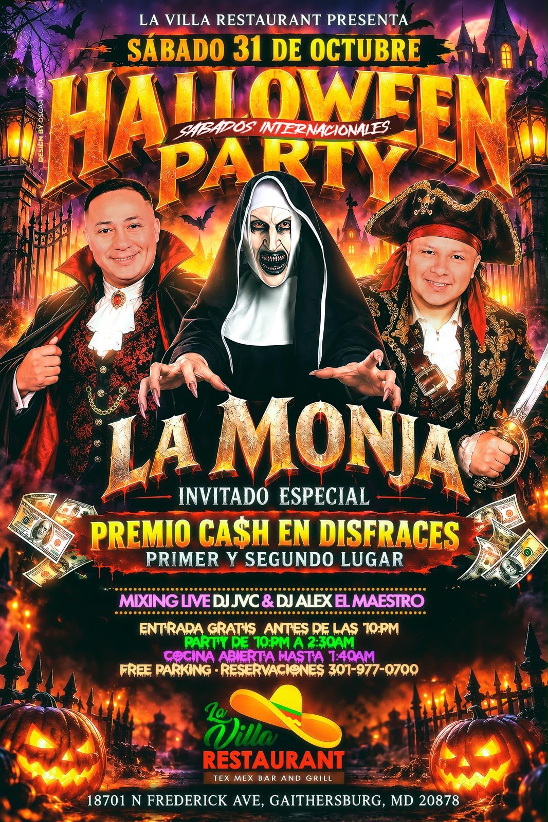 Halloween Party, sábado 31 de octubre