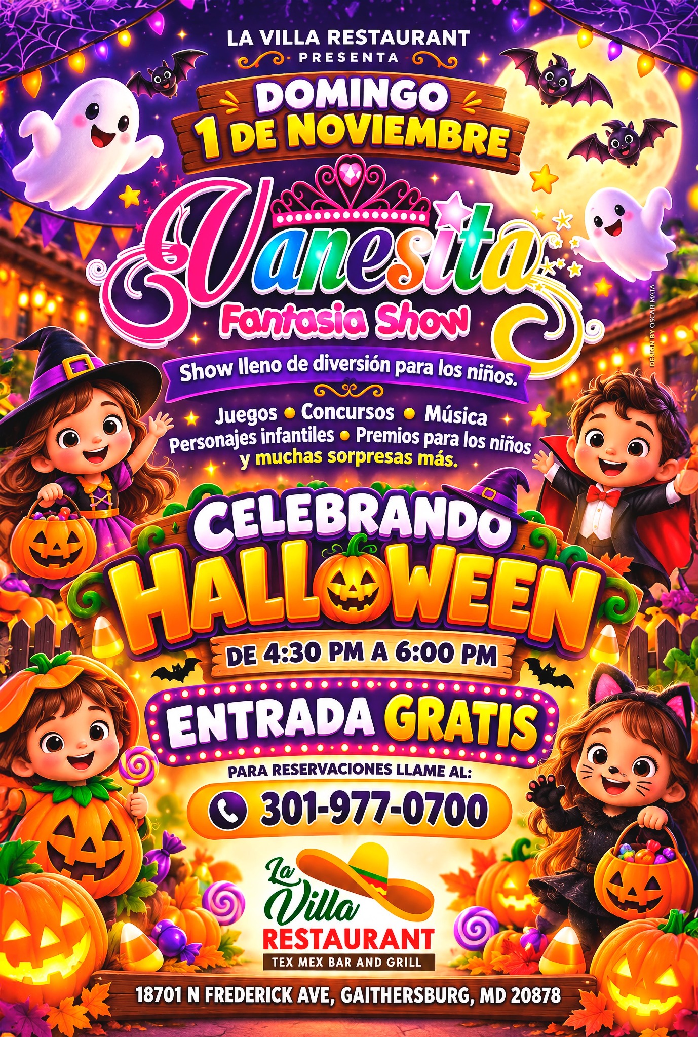 Vanesita Fantasía Show, domingo 1 de noviembre